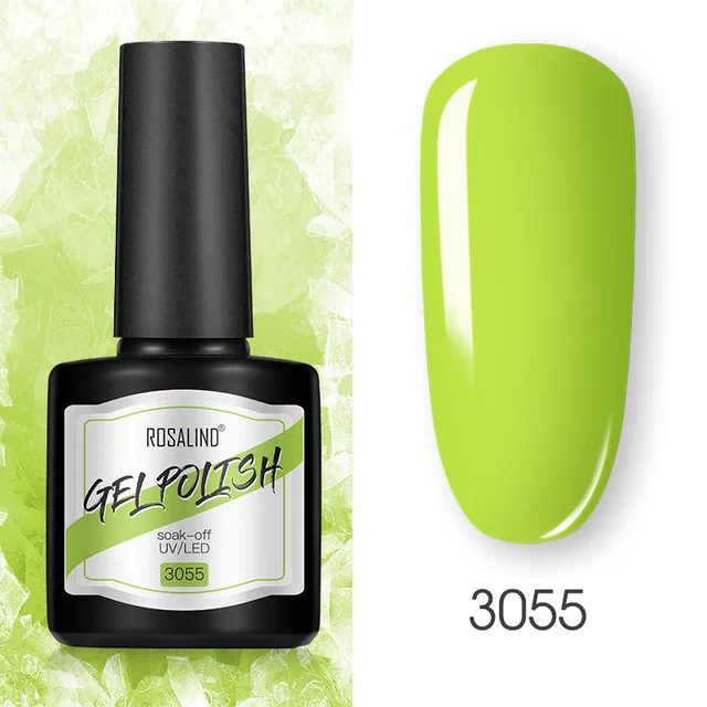 ROSALIND 8ml Gel Nail Polish Shiny Matte Effect Gel Polish For Manicure Nail Art Design Semi Permanent Painting Varnishes Gel RS17-3055