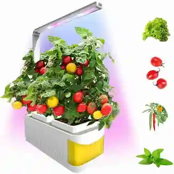 

Indoor Smart Led Grow Lights Herb Garden Hydroponics Growing System Built-In Two Light Modes Water Shortage Alarm Grow Light