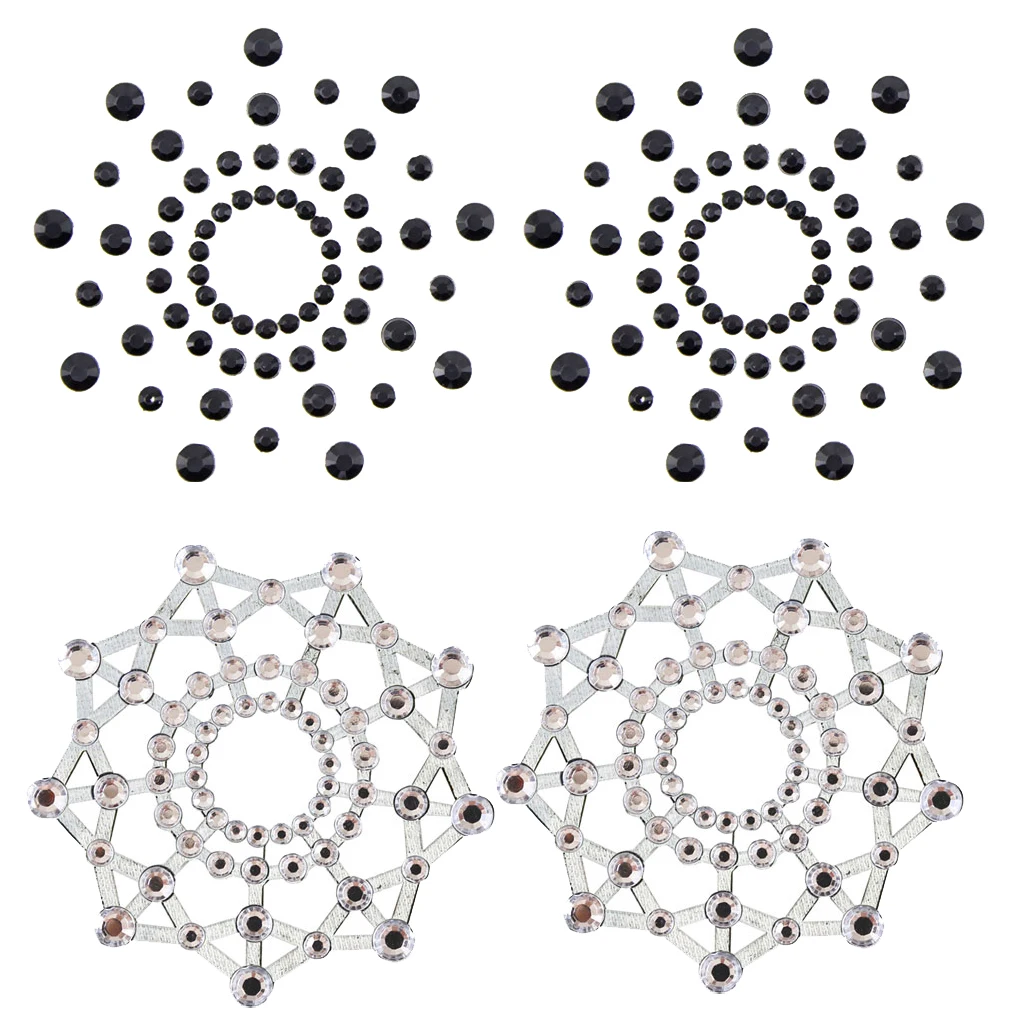 2 Pairs Fun Sexy Crystal Rhinestone Nipple Pasties Breast Sticker Sex Products Intimates Nipple Sticker 2 Pairs Fun Sexy Crystal Rhinestone Nipple Pasties Breast Sticker Sex Products Intimates Nipple Sticker