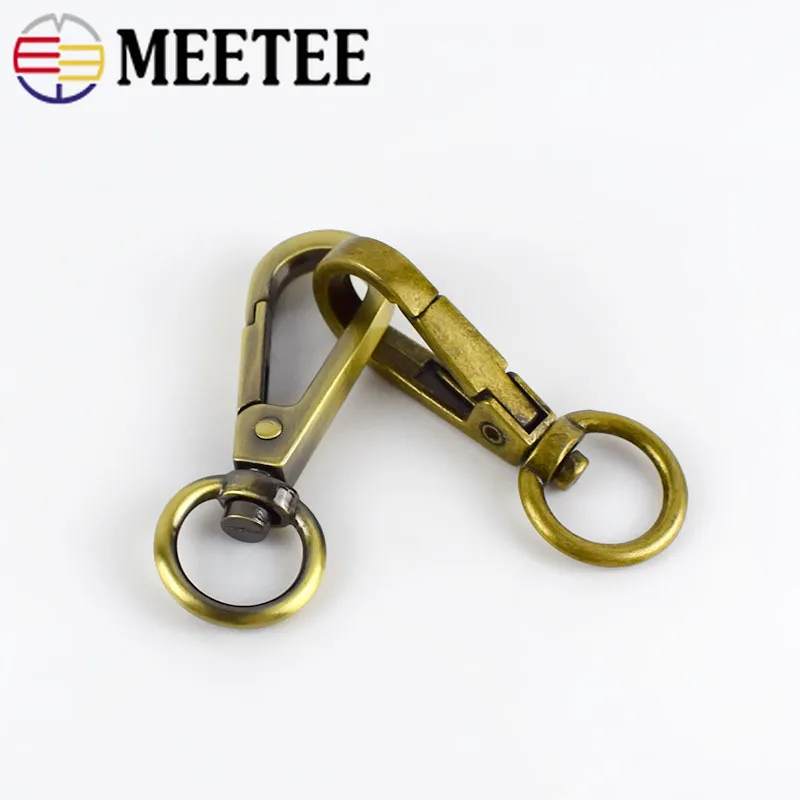 10/50 шт Meetee 13 мм Металлические пряжки Омаров застежки поворотный триггер воротник