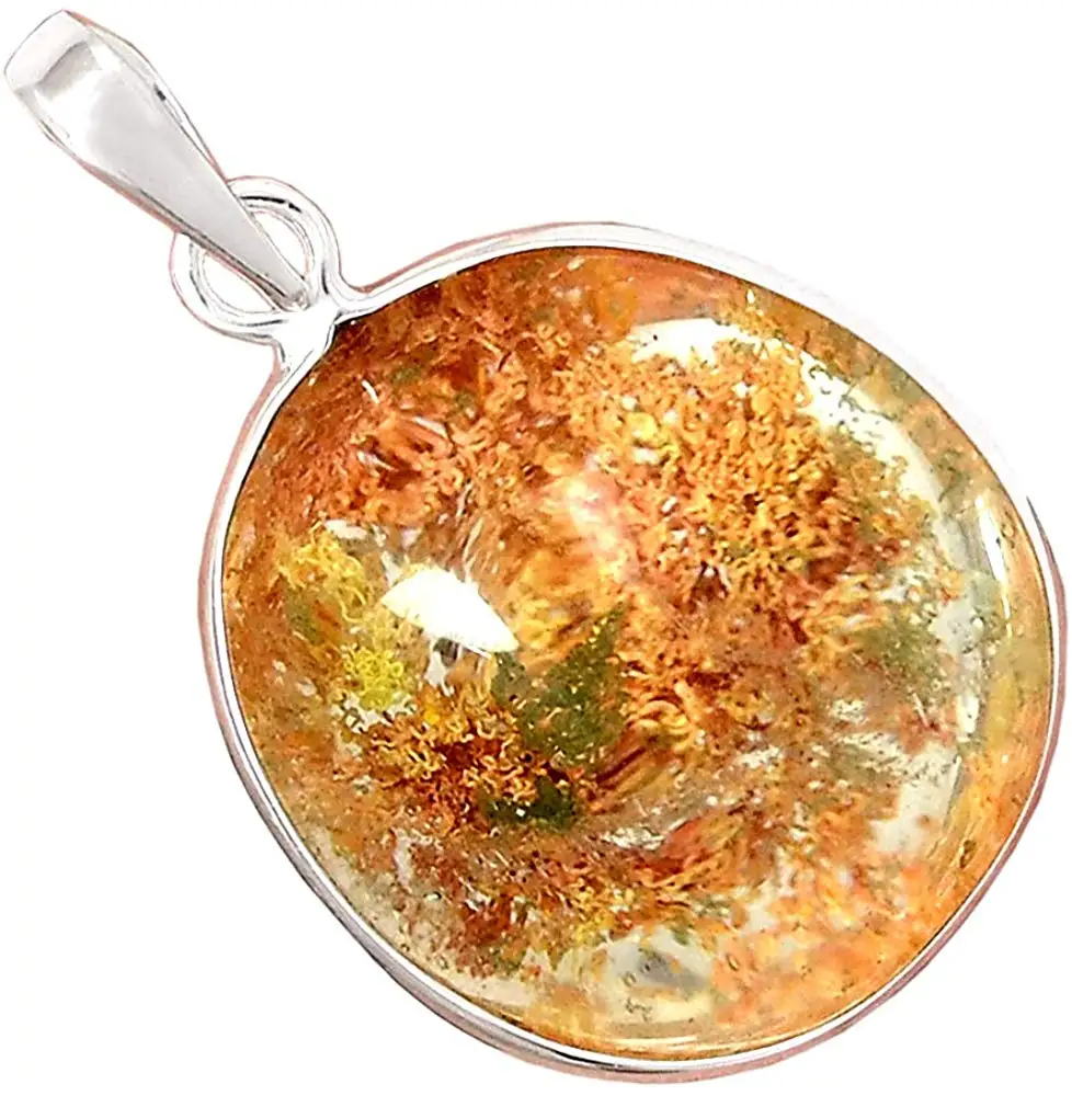 Настоящий кулон LODOLITE из стерлингового серебра 925 пробы, 36 мм, AP6504