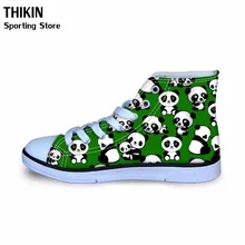 Детская спортивная обувь с милой пандой; сезон весна-зима; коллекция года; парусиновая прогулочная обувь для мальчиков и девочек с рисунком животных; кроссовки