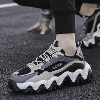 

New Height Increasing Men's Sneakers Popular Casual Shoes Adult Breathable Lightweight Comfortable Training Outdoors Footwears