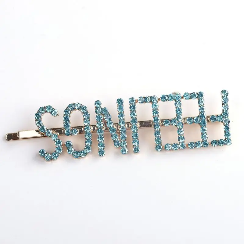 5 Pcs set Shiny Letter Hairpin Inlaid Rhinestone Girl Bangs Side Clip Fashion Women Lady Hair 1 5 Pcs set Shiny Letter Hairpin Inlaid Rhinestone Girl Bangs Side Clip Fashion Women Lady Hair 4