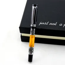 Деловая металлическая шариковая ручка, кожаная сумка для карандашей, выберите Роскошные школьные офисные канцелярские принадлежности, роскошные милые ручки для письма, подарок