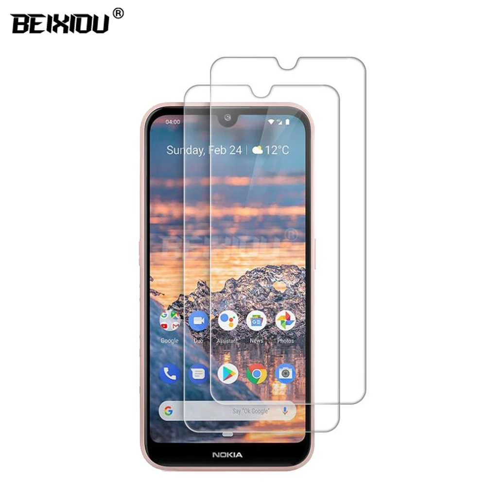 2 шт Полное закаленное стекло для Nokia 6 протектор экрана 2.5D 9h защитная пленка| |