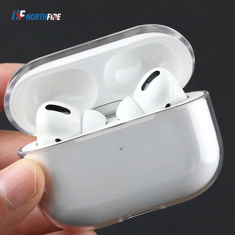 Прозрачный жесткий чехол из поликарбоната для Airpods Pro, чехол, Беспроводная связь Bluetooth для Apple Airpods Pro, чехол, чехол для наушников, чехол для Air Pods Pro 3