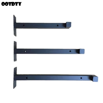 

1 Pair Wall Mounted Shelf Bracket Heavy Duty Scaffold Board Floating Iron Industrial Desk Holder 20/25/30cm