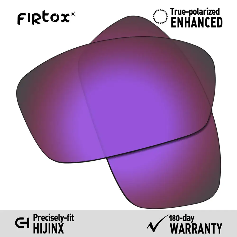 Firtox поляризационные Сменные рассеиватели UV400 для солнцезащитных очков-солнцезащитных очков Оукли Hijinx(Только Совместимые линзы)-несколько цветов - Цвет линз: Purple-Polarized
