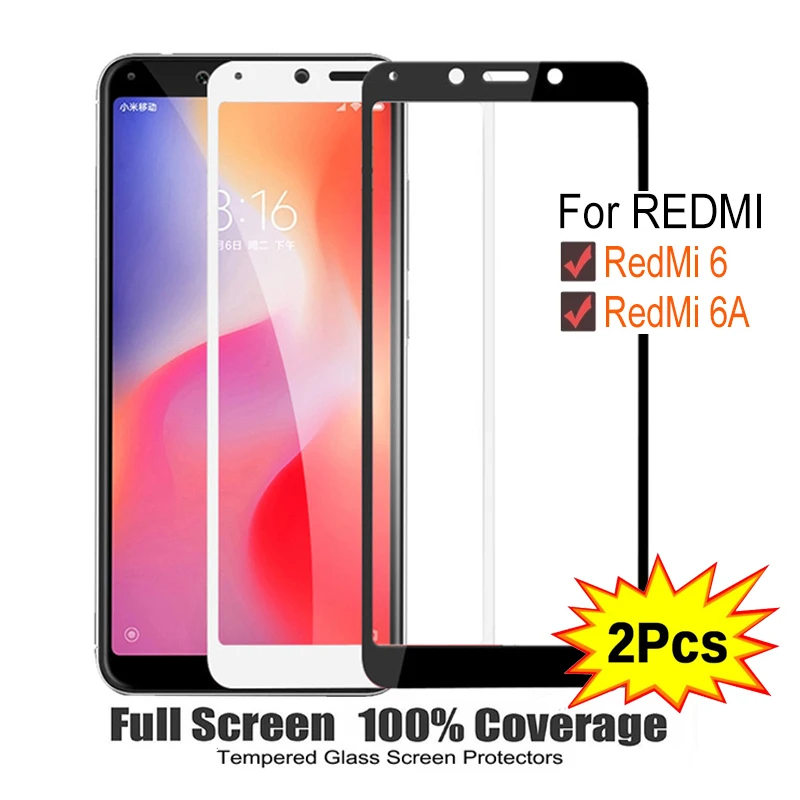 Закаленное стекло для xiaomi redmi 6a 6 Защита экрана a защитное на xiomi redmi6 a6