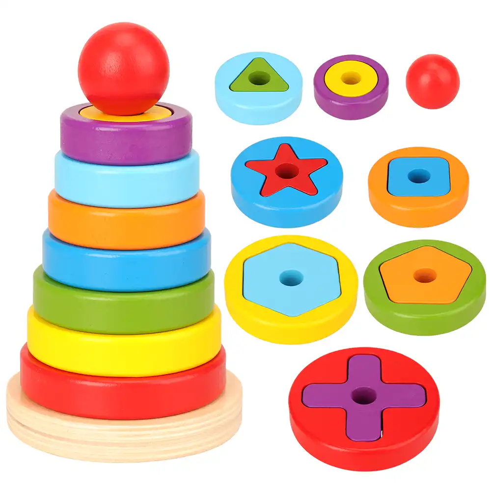 Jeu De Puzzle De Reaction Pour Bebe Jouets Pour Enfants Pyramide Arc En Ciel Jeux D Empilage En Forme De Bebe Bricolage Cadeau D Anniversaire Aliexpress