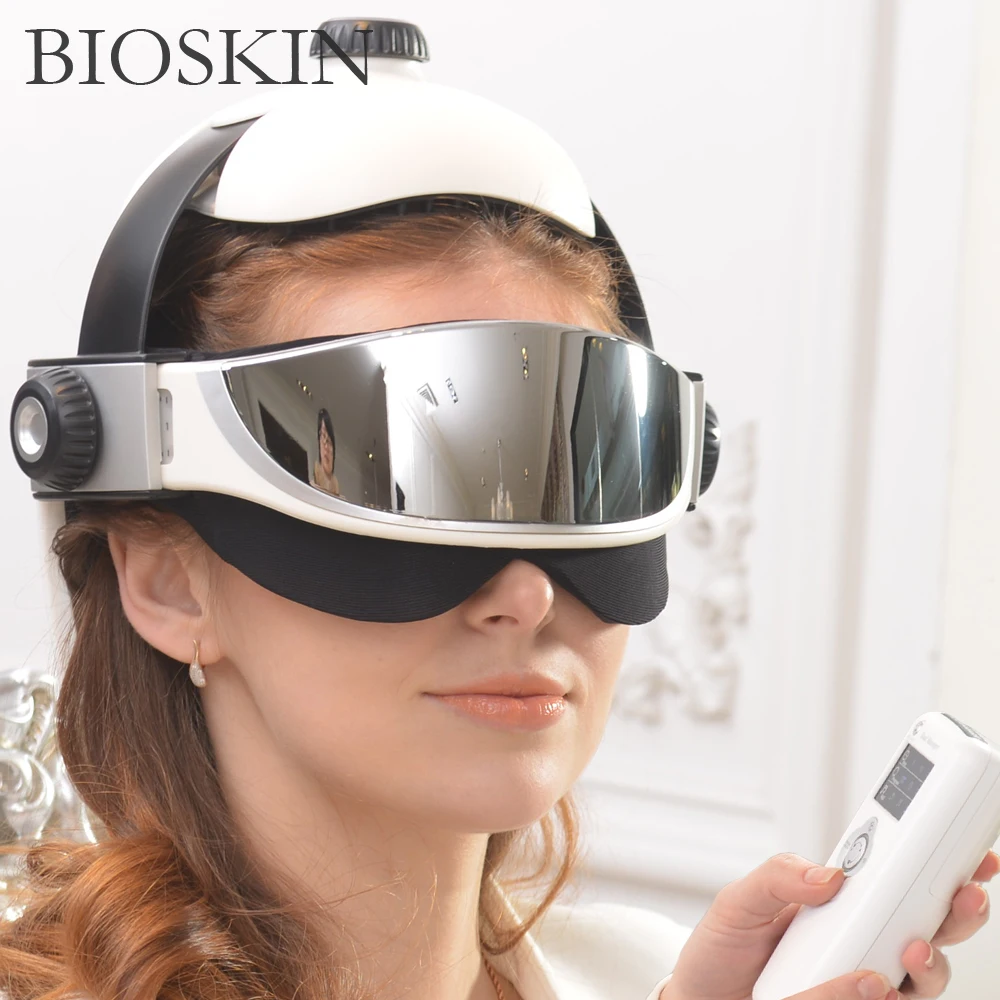 Bioskin Smart голова глаз Массажер 2 в 1 нагревательное давление воздушным потоком