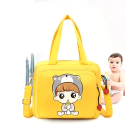 Sacs à couches pour maman et bébé, sacoches de grande capacité, sacs multifonctions de voyage en plein air, sacs à couches pour soins de bébé, Design de dessin animé 