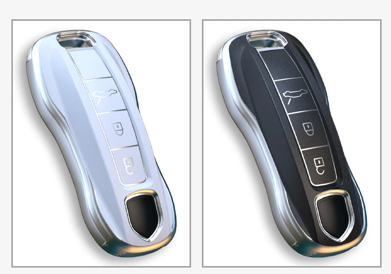 Smart remote key car key case cover for porsche panamera macan boxster cayenne 971 911 718