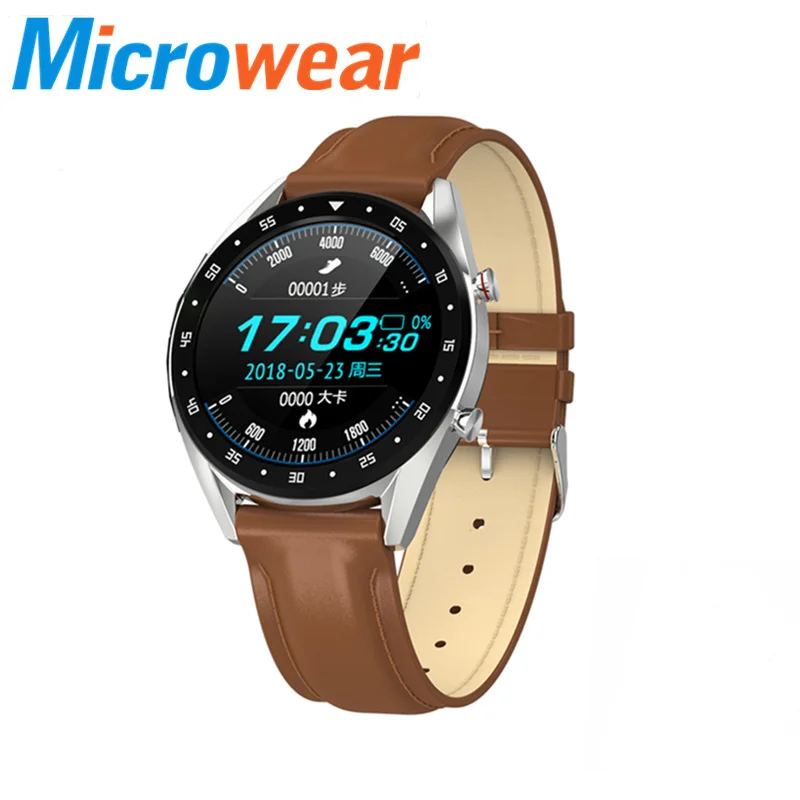 Новые оригинальные L7 умные часы для мужчин для xiaomi huawei iphone ЭКГ кровяное давление пульсометр Секундомер reloj smartwatch hombre