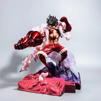

32cm Anime One Piece King of Artist The Snake Man Luffy Gear 4 Snakeman Action Figure Monkey D Luffy Figure PVC Collectible Mode