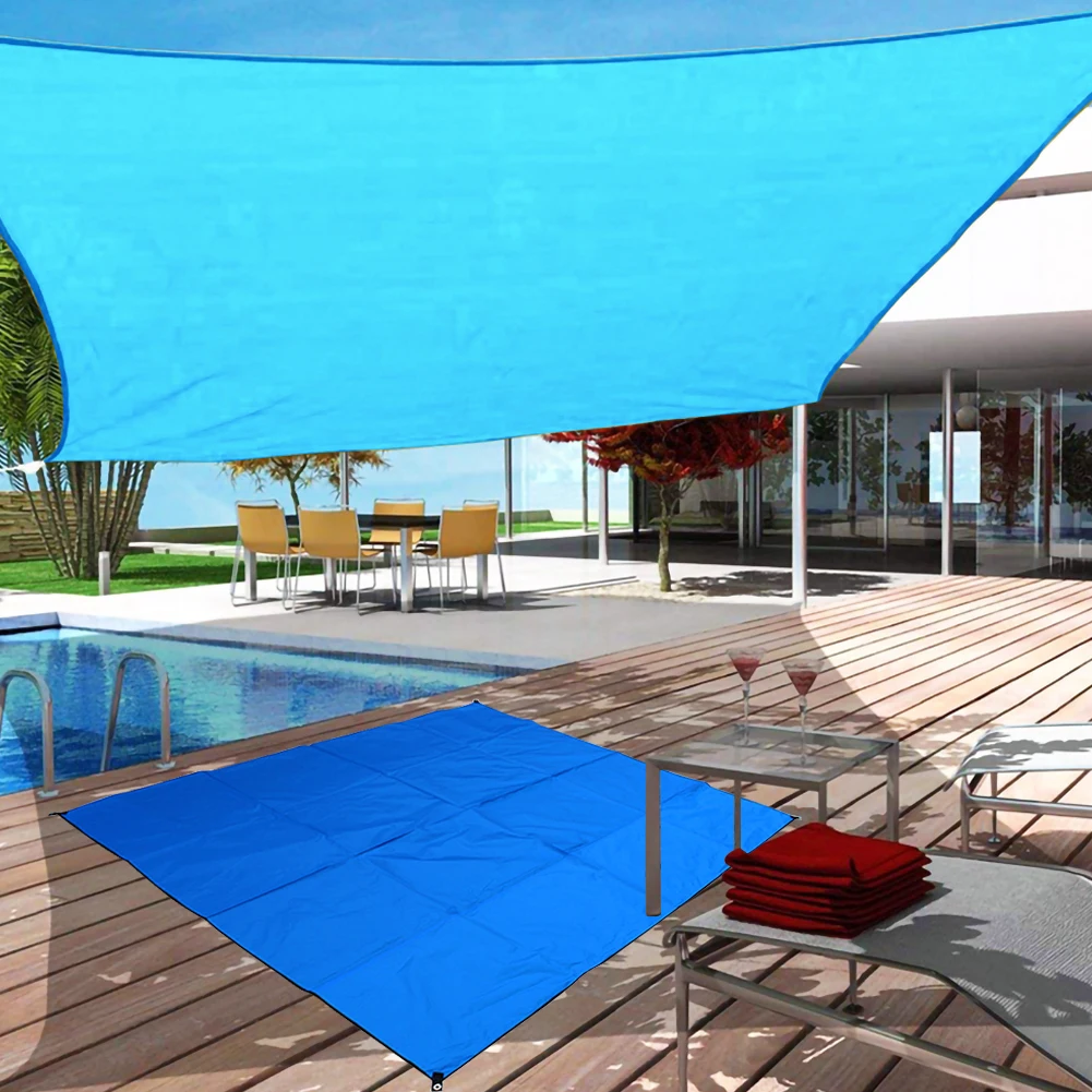 Водонепроницаемый солнцезащитный навес треугольный козырек для сада