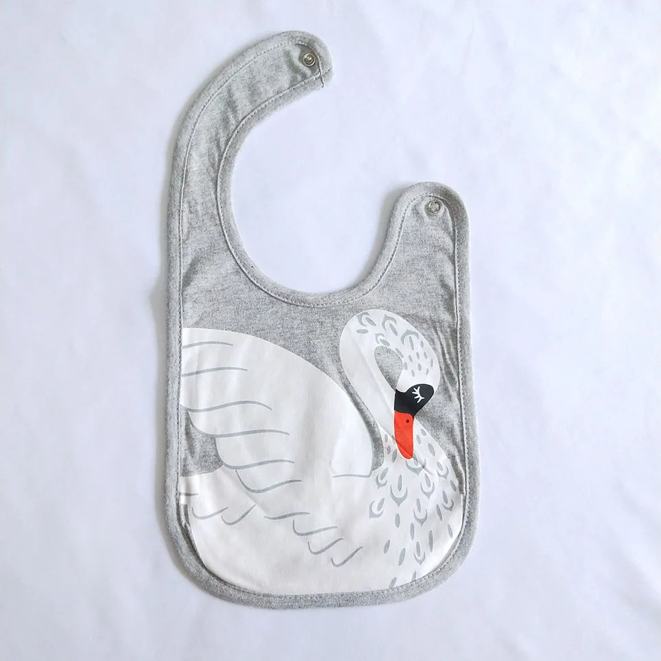 90 см Животные Дизайн Коврики для игр дети ползают ковер пол детское постельное белье одеяло хлопок игровой коврик Детская комната украшения - Цвет: swan bib