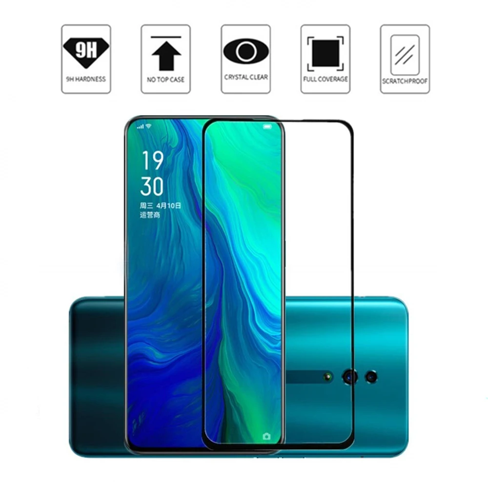 2 шт. Защита экрана для OPPO Reno 10X 2 2Z 2F X2 Pro Ace закаленное стекло против царапин 2.5D взрывозащищенное Закаленное стекло