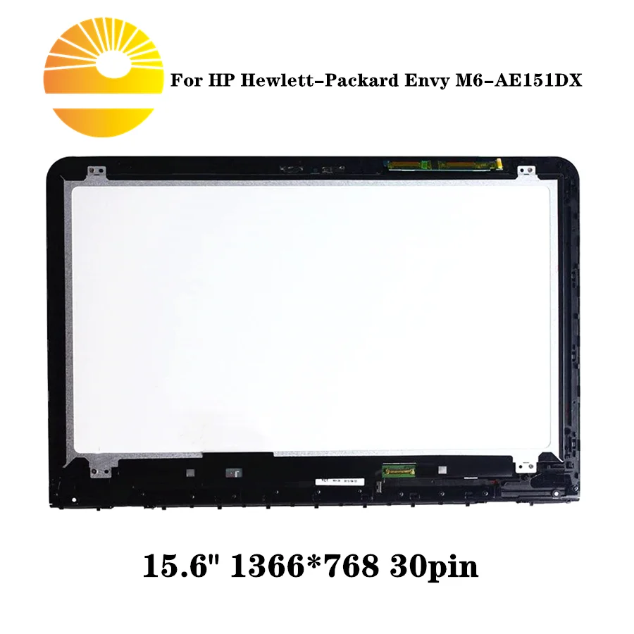 15," HD дигитайзер стекло светодиодный дисплей Панель в сборе с рамкой для hp Envy M6-AE151DX