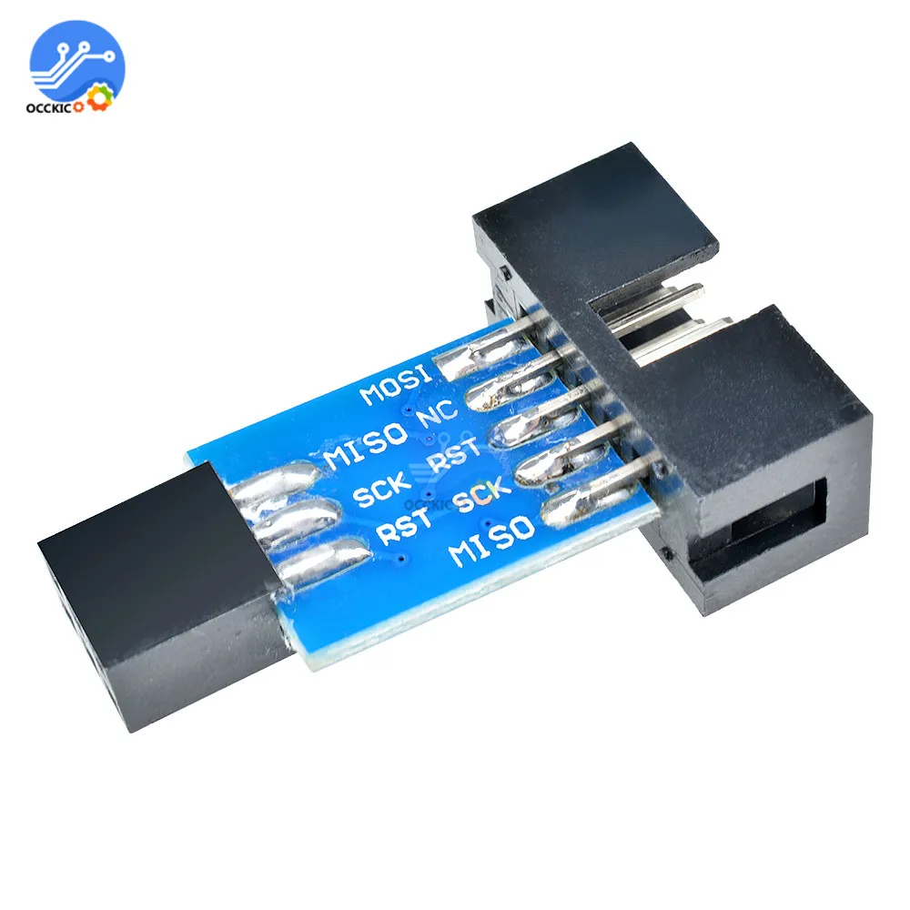 10 контактная стандартная 6 плата адаптера + USBASP USBISP AVR программатор USB ATMEGA8 ATMEGA128