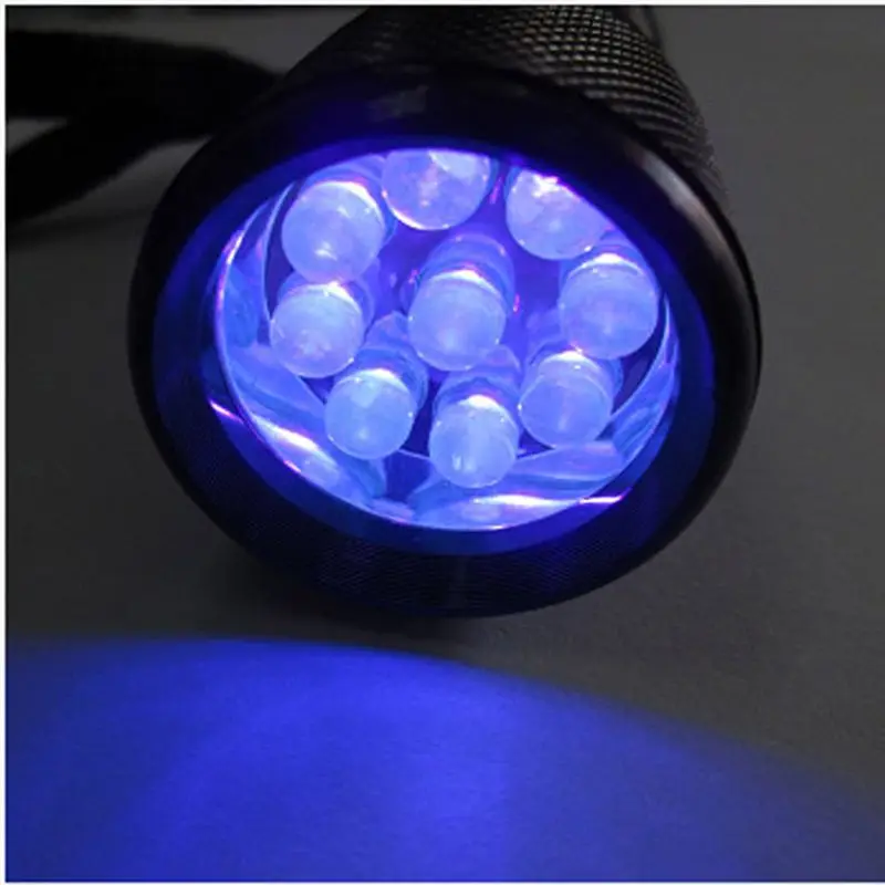 1 Pcs 9W UV Resin Curing Lamp Light 9 LED 395nm UV Resin Dryer Blacklight Flashlights UV Lights Jewelry Tools Gel Polishes