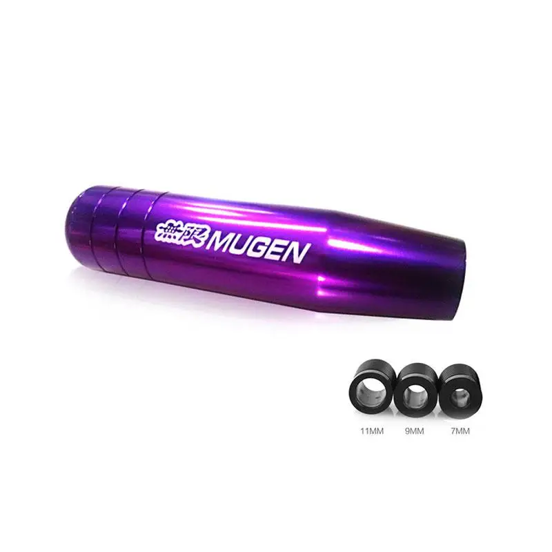 HiMISS Универсальный 13 см/17 см длина ручная ручка переключения рулевого механизма автомобиля алюминиевый сплав гоночный рычаг ручного переключения Mugen - Название цвета: Purple 130mm