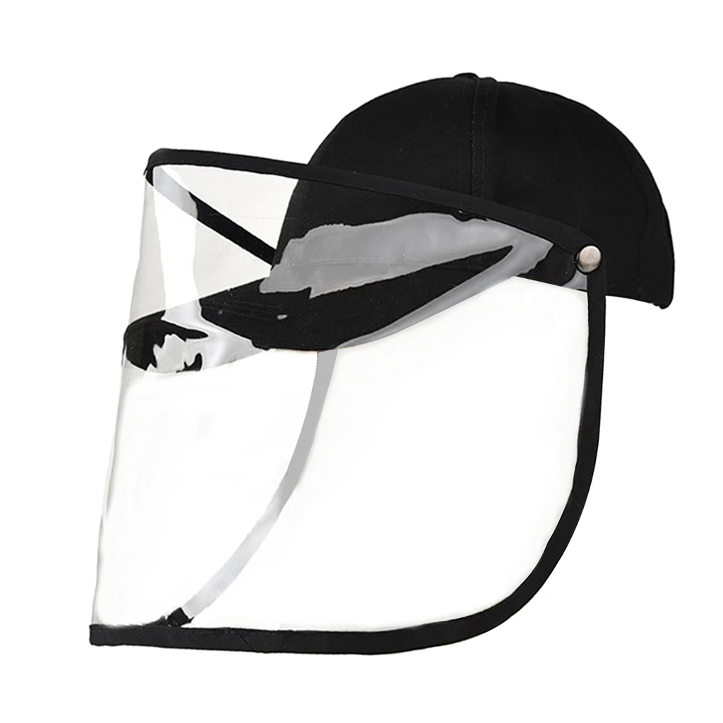 Anti-Saliva Anti-Spitting Safety Baseball Hat Cover Windproof Anti Fog Dust-Proof for Women and Men