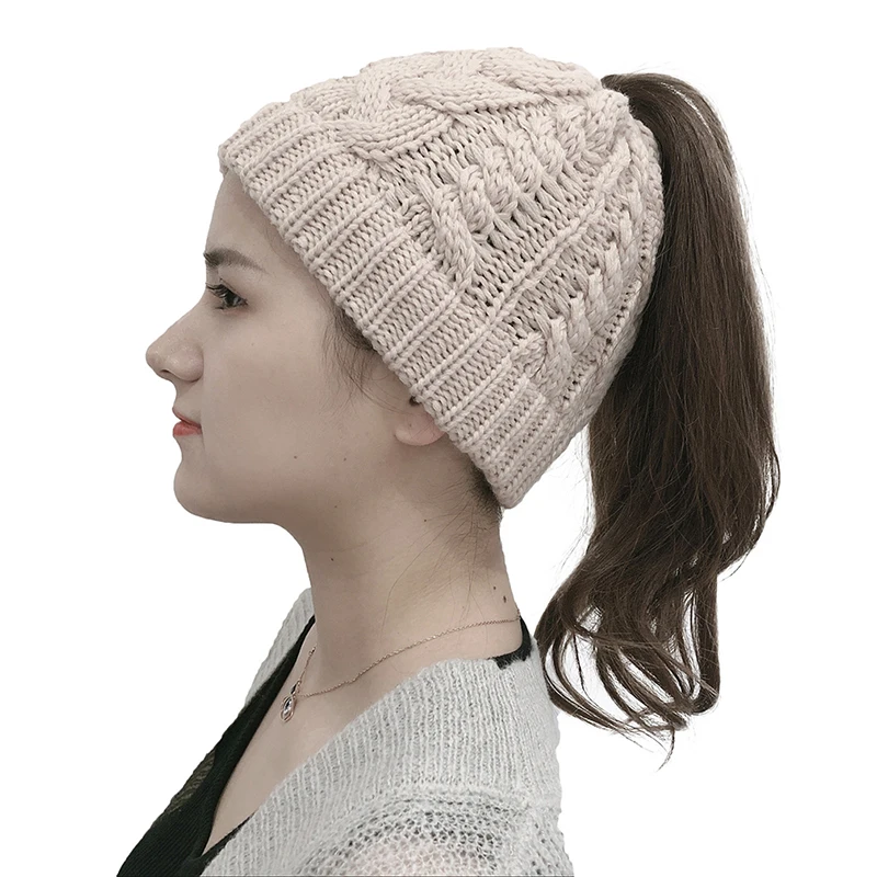 Topi Rajut Musim Dingin Topi Wanita 