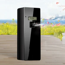 Automatyczny dozownik odświeżacza powietrza LCD spraye zapachowe dozownik do perfum czarny garnitur do 300ml knota powietrza do biura w łazience