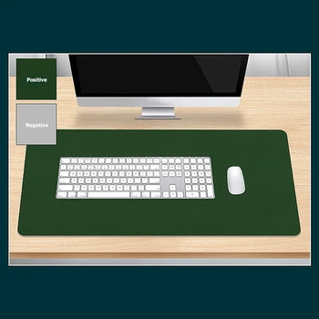 

400X900mm Mouse Pad Waterproof Double-Sided Large PU Leather Keyboard Mice Mat for Household Computer Accessory