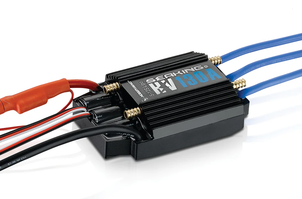 Водонепроницаемый HOBBYWING seaking HV V3 130A без BEC 5-12S Lipo бесщеточный ESC для RC гоночной лодки