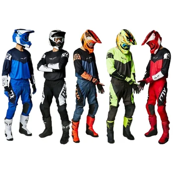 

2021 Men's MTB BMX Jersey and Pants for Noiz Fox 180 MX Motocross Gear Set Dirt Downhill Bike Motorcycle Cycling Jersey Set