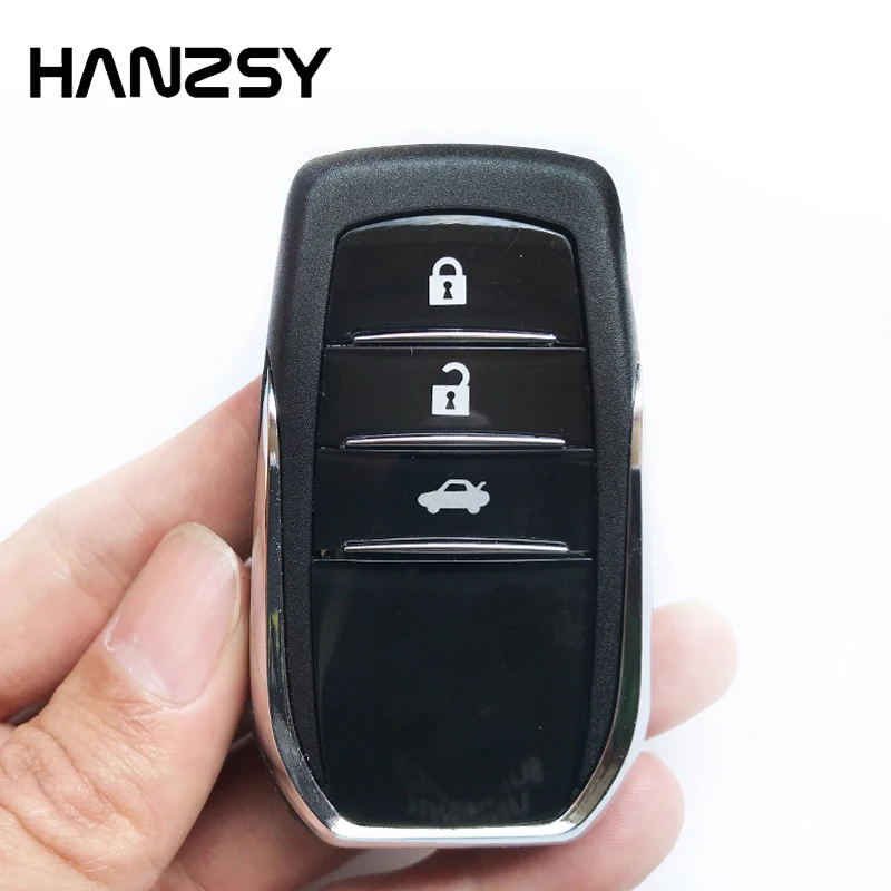 10Pcs 3 Buttons Smart Key shell for TOYOTA CROWN FORTUNER HIGHLANDER