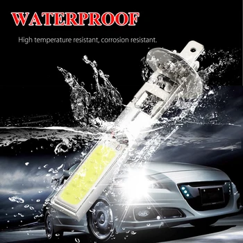 

4PCS H1 Car-Headlight-Bulbs Car-Accessories Fog-Light Led Auto H1 6000K Headlight High Low Beam Light SMD Bulbs Vehicle Lamp