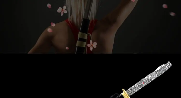 Full Handmade 1060 Steel Resin handle Tempered Blade Razor Sharp Japanese Samurai Katana Sword Battle Ready