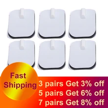 2pcs/pair Electrodes for Myostimulator Tens Machine Adhensive Gel Pads Physiotherapy Therapy Patches Slimming Massager Gel Pad