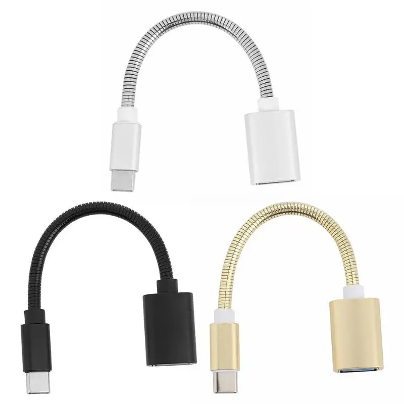 

14.5cm USB C Adapter Phone OTG Cable Type C Male to USB3.0 Female Data Cord