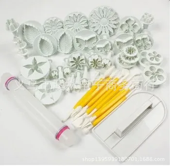 

Baking Tool 14-46 Pieces Fondant Cake Biscuit Mould Set Spring Embossed Printed Mold