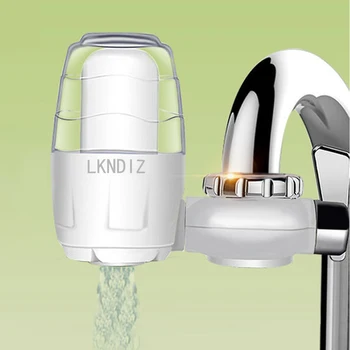 깨끗한 주방 수도꼭지 물 정수기, 세척 가능한 세라믹 여과기, 물 필터, 녹 박테리아 제거 교체 필터