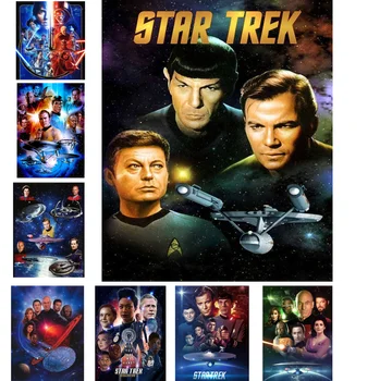 

5D Diy diamond painting embroidery Star Trek Movie Full square/round diamond Mosaic Rhinestones Cross stitch Home decoration
