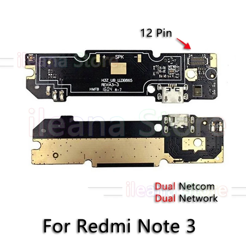 USB Дата зарядный порт зарядное устройство док-разъем гибкий кабель для Xiaomi Redmi Note 3 3s 4 4x Pro Prime Замена - Цвет: For Redmi Note 3 Pro