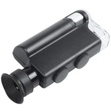 200X-240X Светодиодный УФ-светильник Карманный микроскоп, карманный микроскоп, найти вселенную мелких вещей вокруг нас