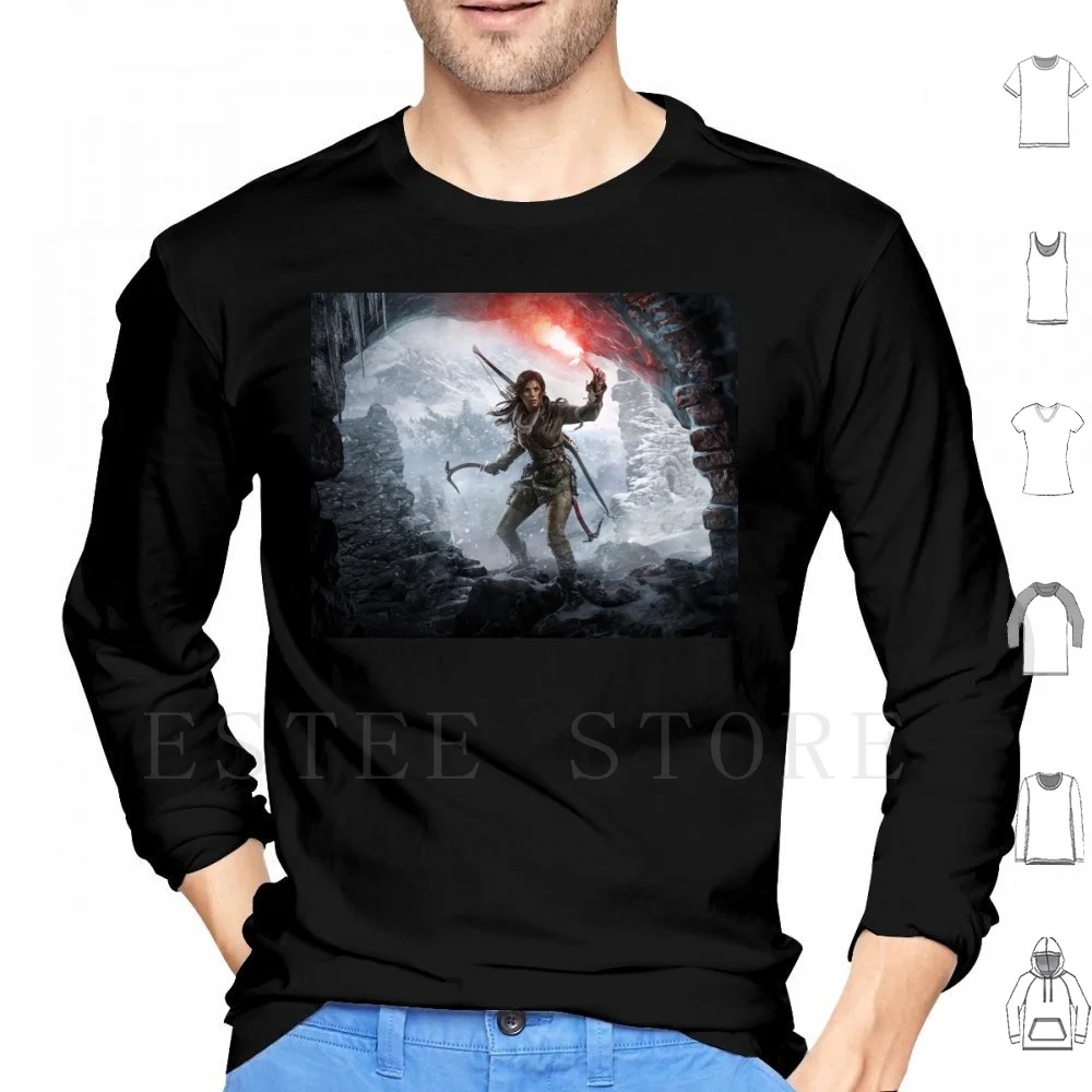 Rise Of The Tomb Raider Felpe Con Cappuccio Gamer Girls Videogioco Fanatici Tomb Raider Edizione Definitiva Ladies Gamer
