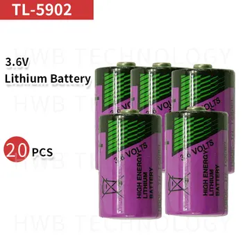 

20pcs Original New TADIRAN TL-5902 1/2AA ER14250 SL350 3.6V 1/2 AA PLC Lithium Battery Free Ship