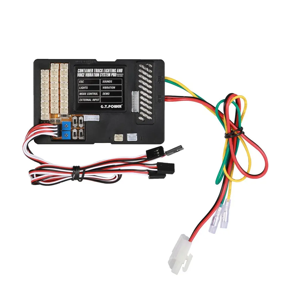

G.T.Power Lighting Voice Vibration System PRO APP Control for RC Car Parts Container Truck Control Box Board ESC Mode