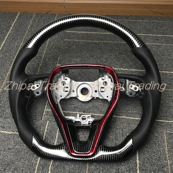 

Steering wheel 100% Carbon Fiber & Perforated leather For Toyota Corolla LEVIN with frame Trim Replacement