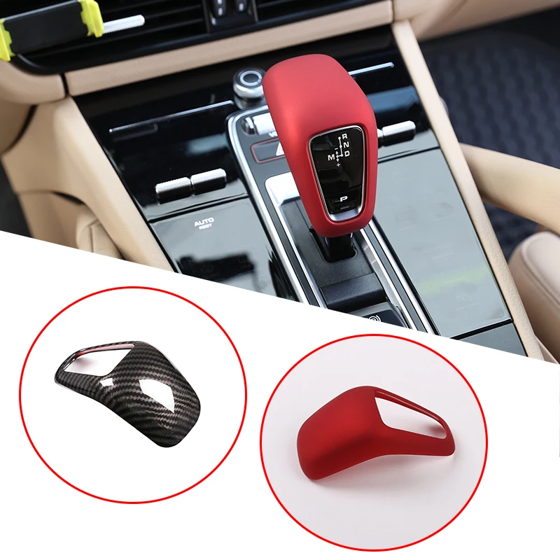 

Red ABS Car Interior Gear Shift Head Cover Accessories
