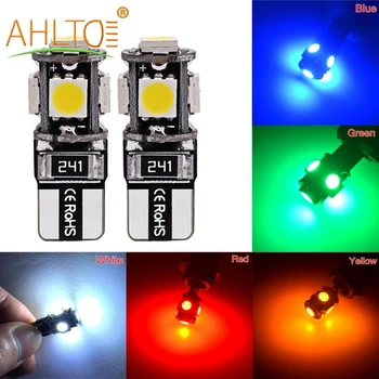 

T10 W5W 194 5050 5SMD Canbus Car Brake Led Dome Reading Bulb Dashboard Led Reverse License Plate Lights Clearance Trunk Lamp 12V
