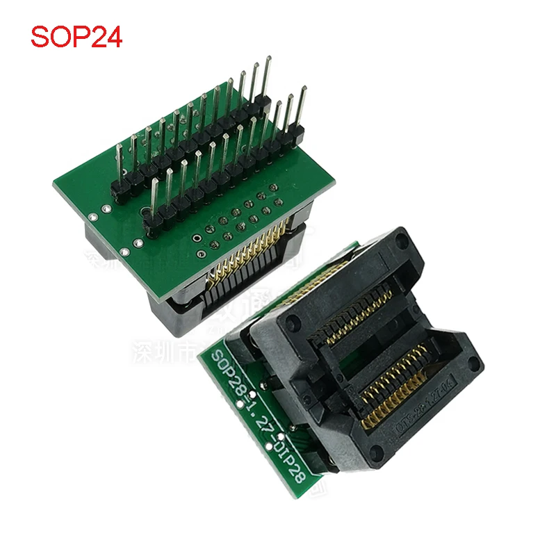 Processor Socket SOP8 Burn-in Socket 14/16/18/20/24/28 to DIP Wide and Narrow Body Chip Adapter IC Conversion Test Seat